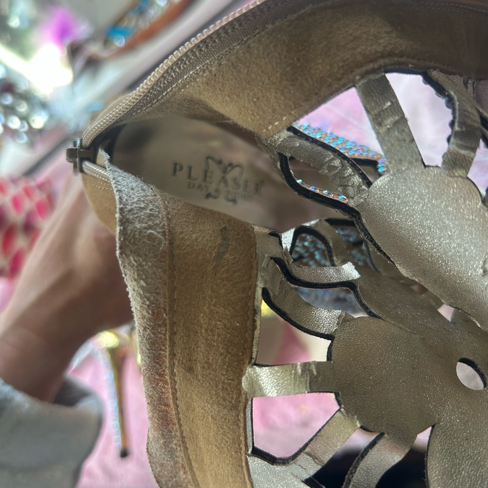 Pleaser Fantasia Rhinestone Platform Stiletto Boot - Picture 10 of 13